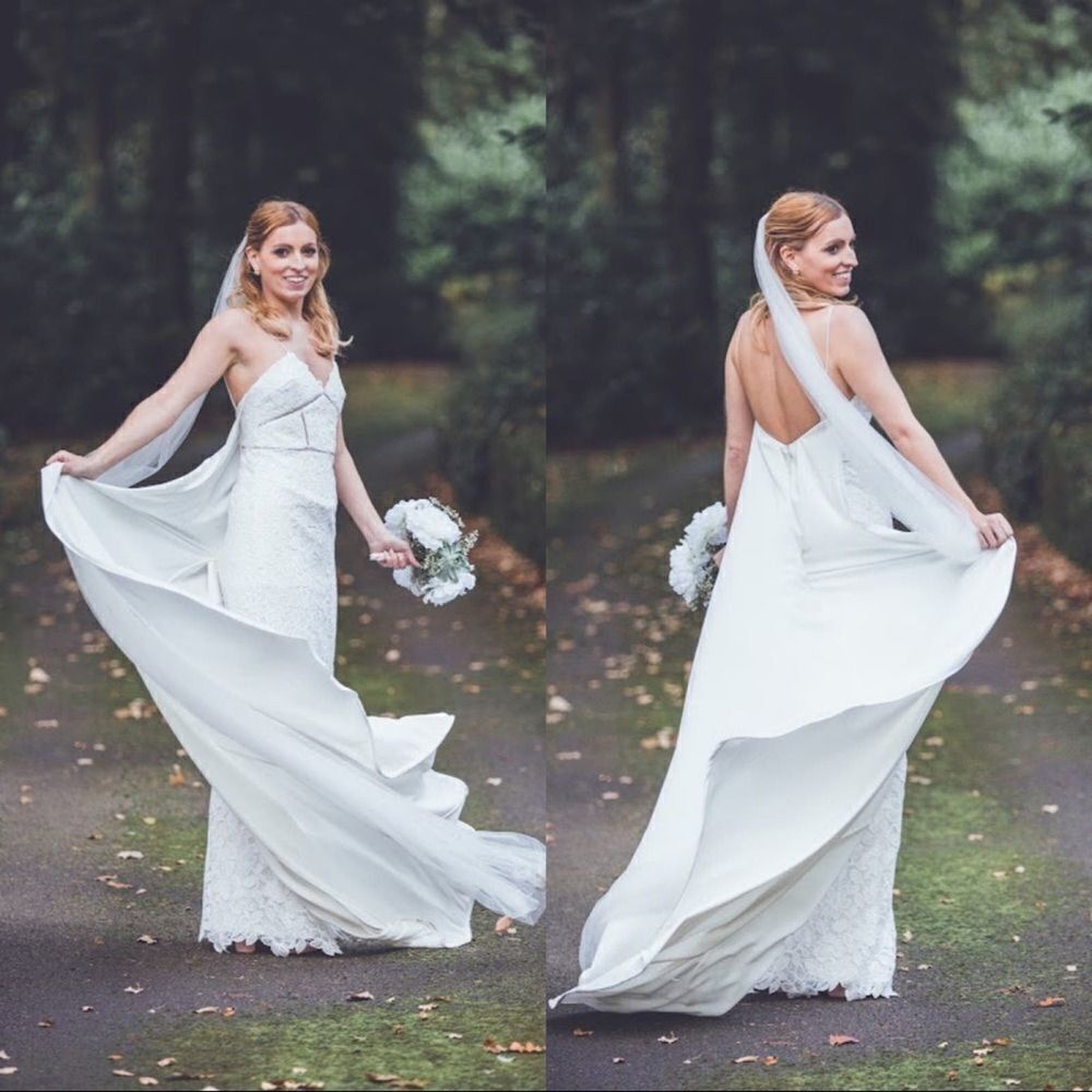 Self-Portrait Angelica Bridal Maxi Dress